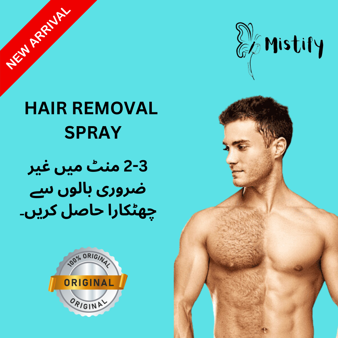 Mistify Hair Removal Spray - Organic Hair Removal Solution