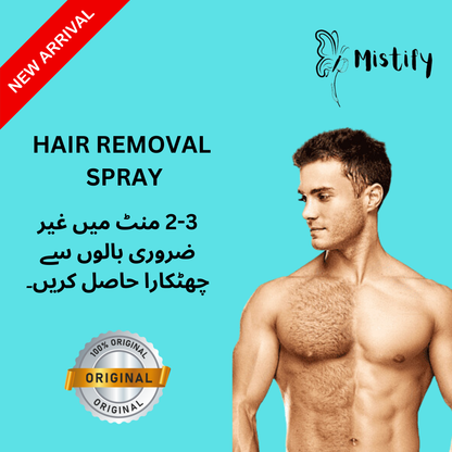 Mistify Hair Removal Spray - Organic Hair Removal Solution